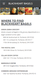 Mobile Screenshot of blackheartbagels.com