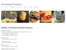 Tablet Screenshot of blackheartbagels.com